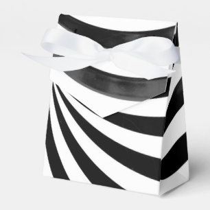 Celebration Black & White Favor Gift Box