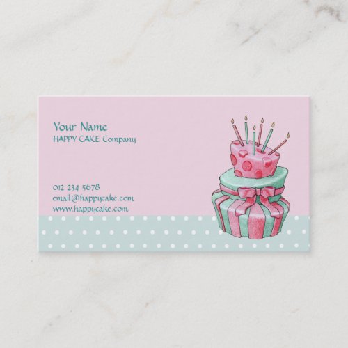Celebration Cake Business Card