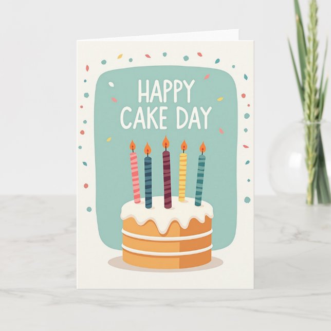 Celebration Cake Card (Front)