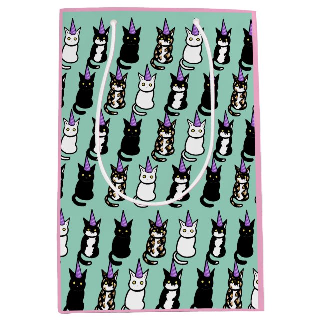 Celebration Cat Gift Bag (Front)