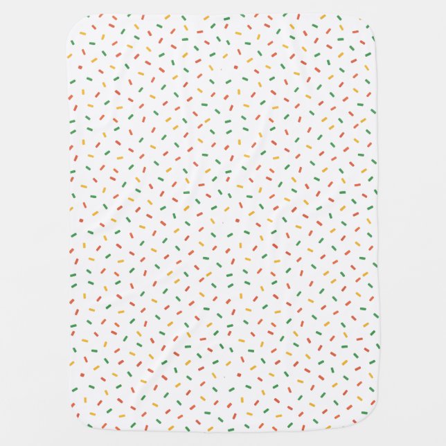 Celebration Confetti Baby Blanket (Front)