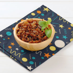 Celebration Confetti Shapes Cloth Placemat