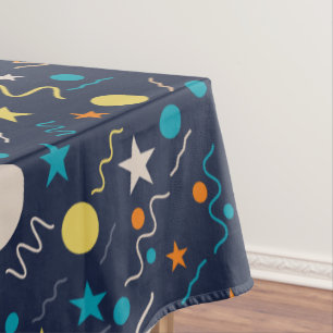 Celebration Confetti Shapes Tablecloth