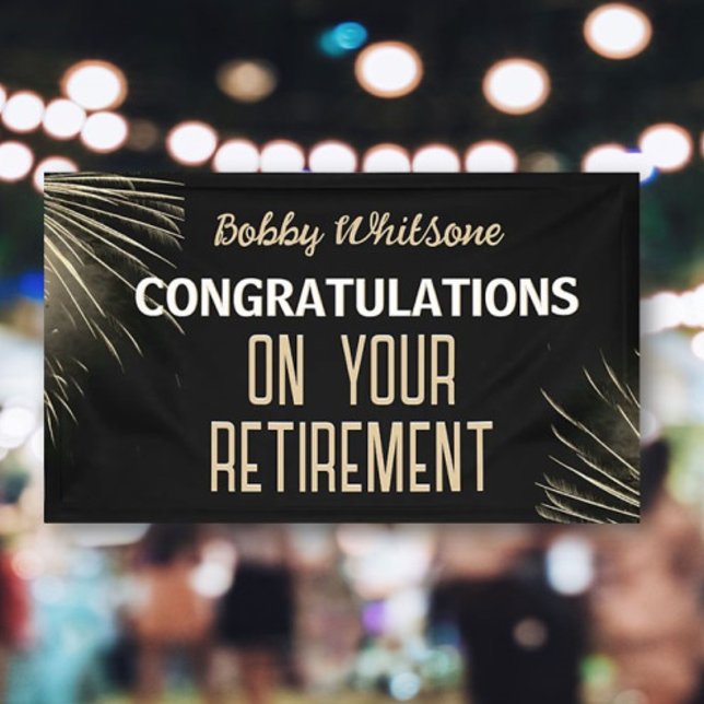 Celebration! Custom Retirement party  Banner (Creator Uploaded)