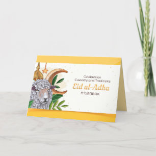 Celebration Custons and Traditions (Eid al-Adha) Letterpress Thank You Card