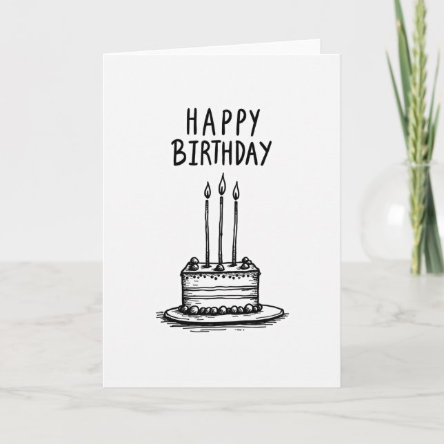 Celebration Dessert Art Card (Front)