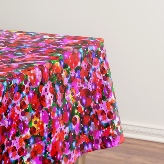 Celebration Dots 03-Fruity Colors Tablecloth 52x70 (In Situ)