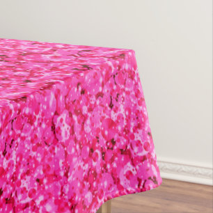 Celebration Dots 09-HotPinkCotton Tablecloth 52x70