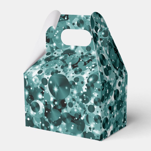 Celebration Dots-11-PARTY FAVOR BOX,gable Boxes (Front Side)