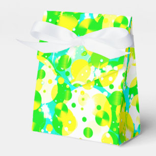 Celebration Dots-17-Lemon Lime-Tent Favor Boxes