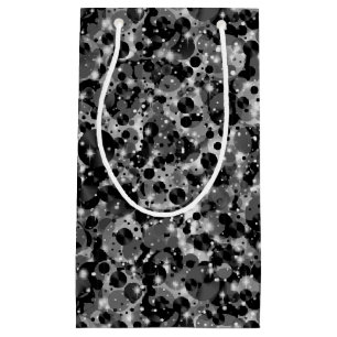 Celebration Dots-19-Black GIFT BAG S