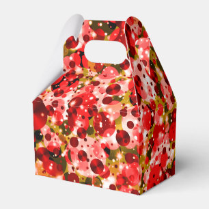 Celebration Dots-6-Strawberry Kiwi Gable Favor Boxes