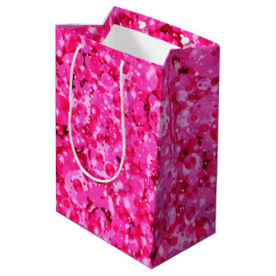 Celebration Dots-9-Hot Pink GIFT BAG M