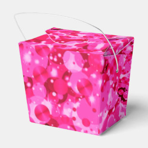 Celebration Dots-9-Hot Pink PARTY FAVOR BOX, Boxes