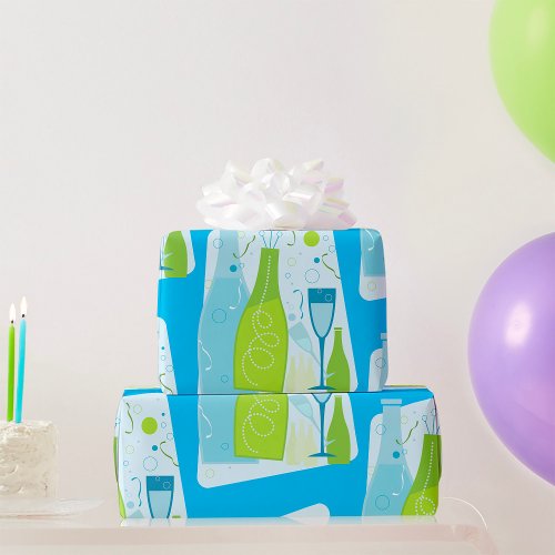 Celebration Drinks Wrapping Paper
