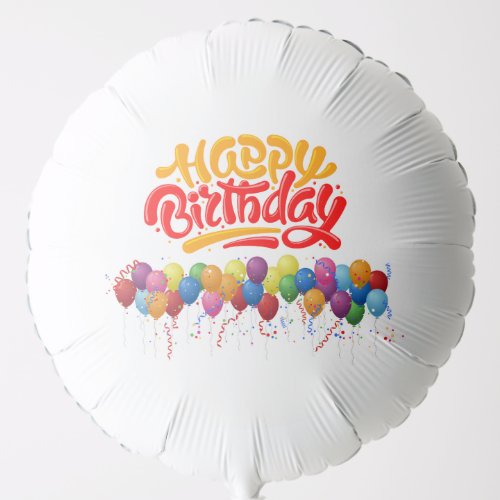Celebration Elevation Happy Birthday Word Balloo Balloon