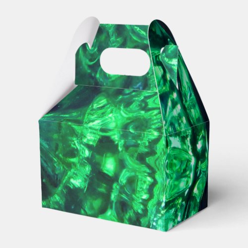 Celebration Emerald Green Favor Gift Box