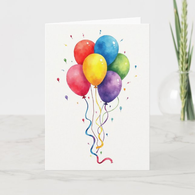 Celebration Floating Forms Card (Front)