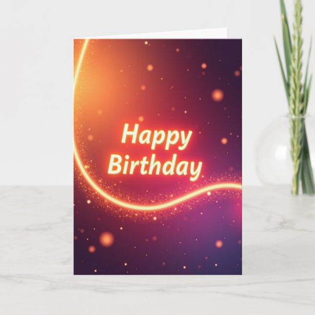 Celebration Glow Card (Front)