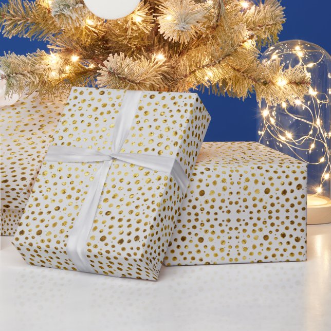 Celebration | Golden Drops Wrapping Paper (Holidays)