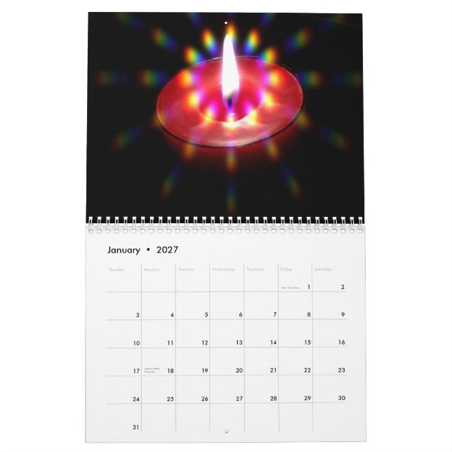 Celebration & Holiday Calendar (Jan 2027)