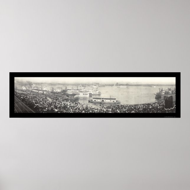 Celebration in St Louis Photo 1907 Poster (Front)