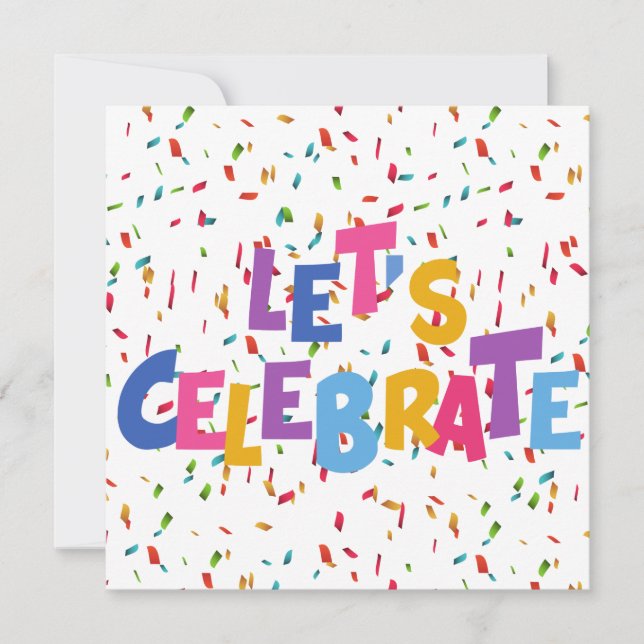 Celebration  invitation (Front)