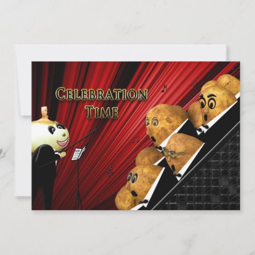 Celebration Invitation _ Music _ POTATO FAMILY