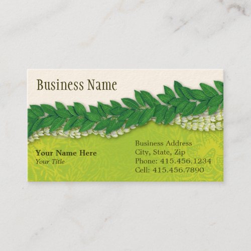 celebration lei2 business card