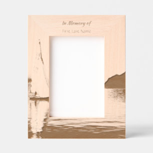 Celebration Life Keepsake Sailor Sailboat Sailing Engraved Frames