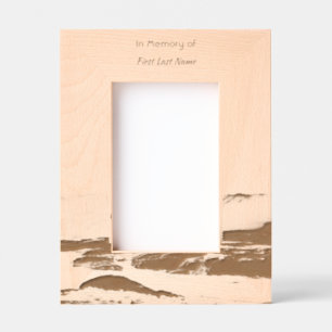 Celebration Life Keepsake Storm Ocean Engraved Frames