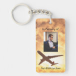 Celebration Life Memorial Keepsake Airplane Pilot Keychain