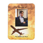 Celebration Life Memorial Keepsake Airplane Pilot Magnet