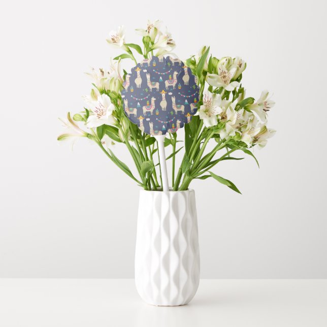 Celebration Llama Pattern Balloon (Vase)