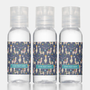 Celebration Llama Pattern Hand Sanitizer