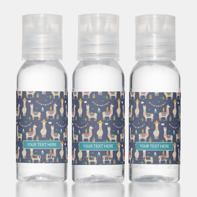 Celebration Llama Pattern Hand Sanitizer (Set)