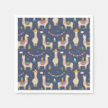 Celebration Llama Pattern Napkins