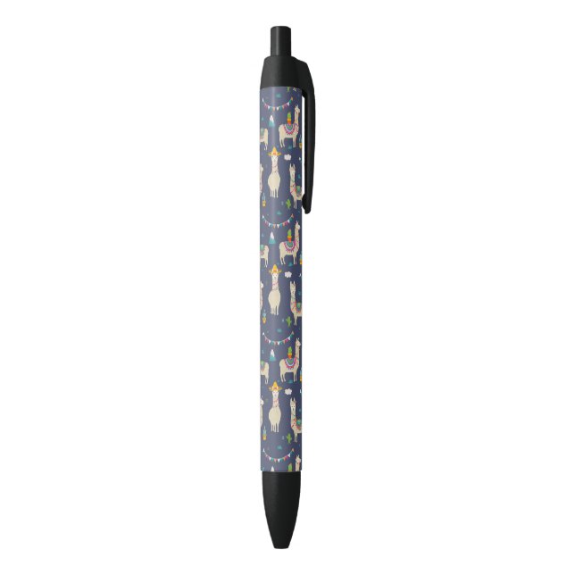 Celebration Llama Pattern Pen (Bottom (Vertical))