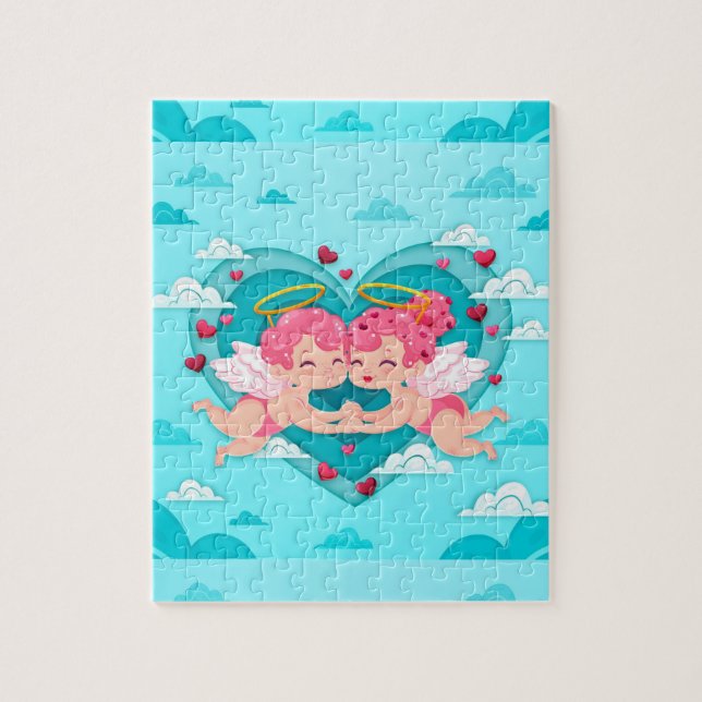 Celebration Love Hearts Jigsaw Puzzle (Vertical)