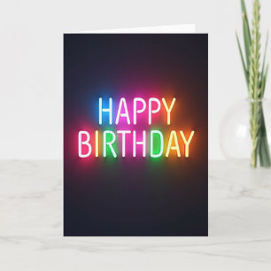 Celebration Luminous Birthday Card