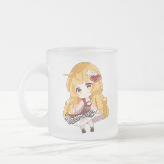 Celebration mag frosted glass coffee mug