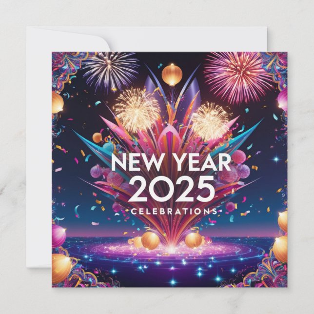 Celebration Newyear Holiday Card (Front)