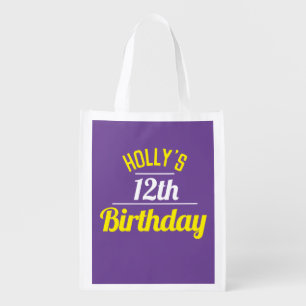 Celebration of a 12th Birthday Bag