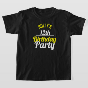 Celebration of a 12th Birthday Party T-Shirt