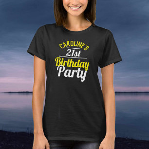 Celebration of a 21st Birthday Party T-Shirt