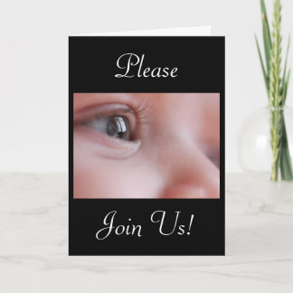 Celebration Of A Holy Baptism Baby Girl Invitation