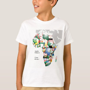Celebration of Africa in Flags Design T-Shirt