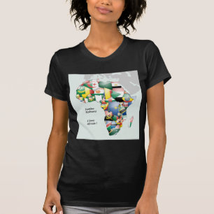 Celebration of Africa in Flags Design T-Shirt