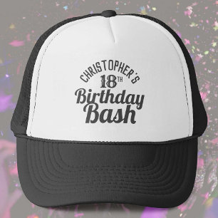 Celebration of Age 18th Birthday Trucker Hat