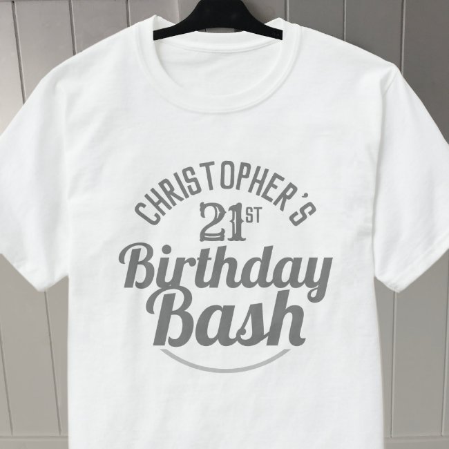 Celebration of Age 21st Birthday T-Shirt